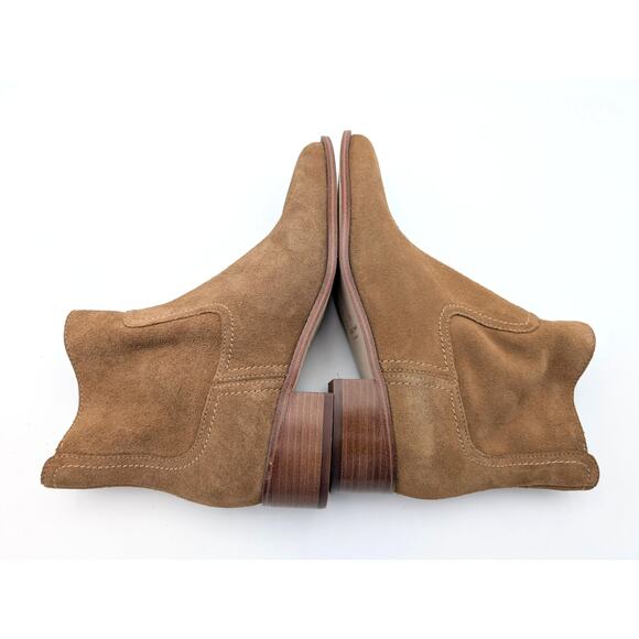 Cole Haan Naia Pointed Toe Block Heel Booties Women's Brown Size US7B - Picture 6 of 10